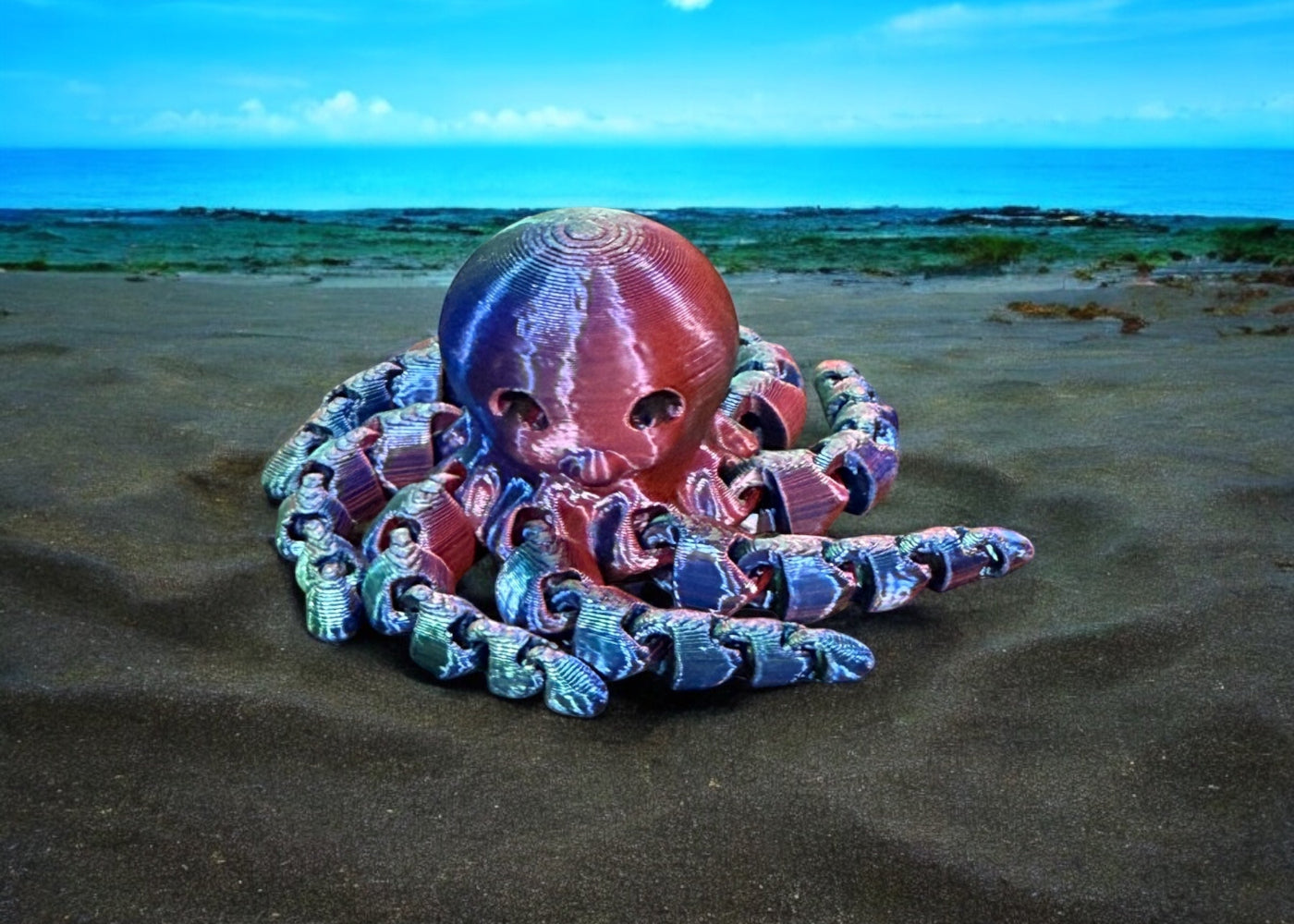 3D Mini Octopus | Adorable Articulated Fidget Toy