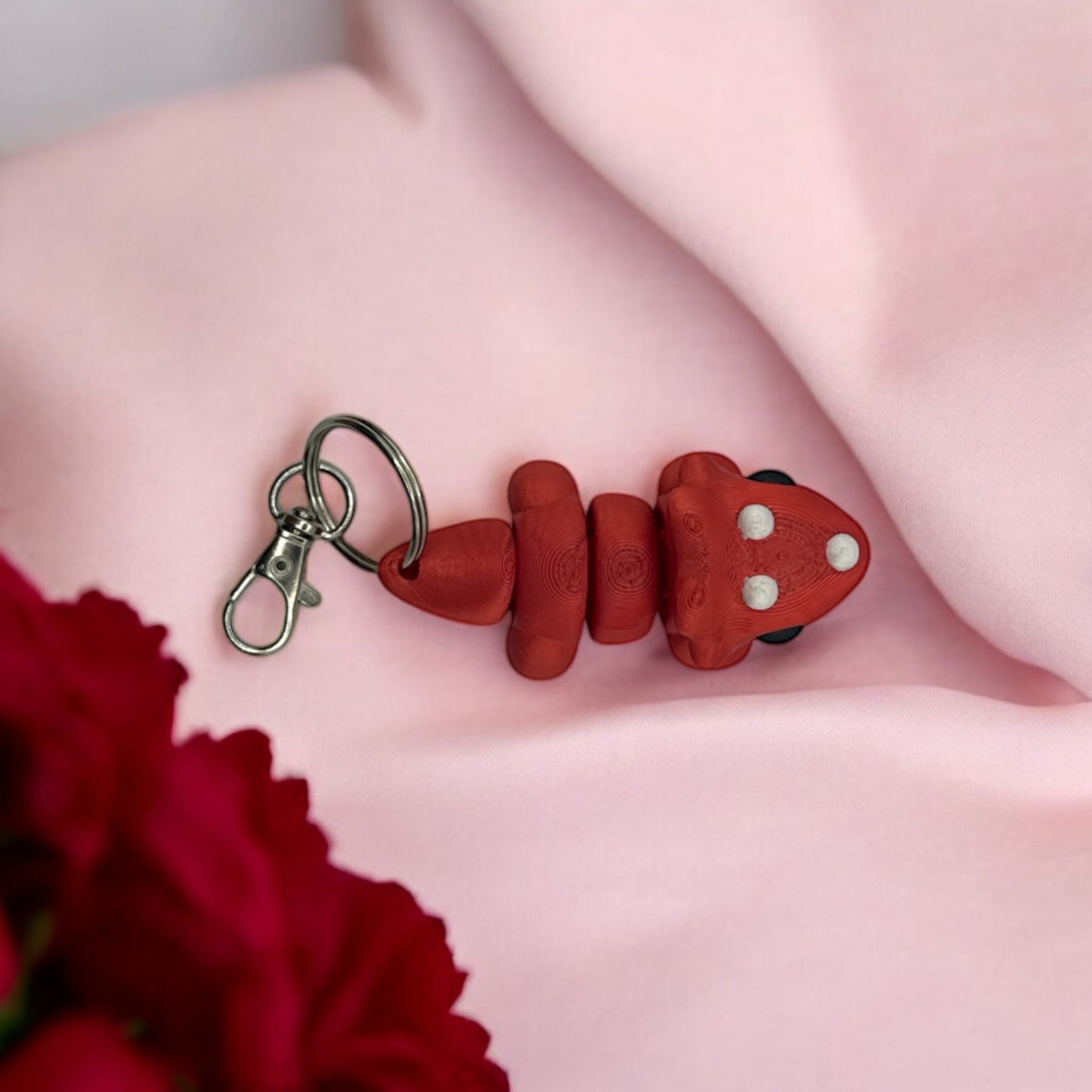 3D Printed Baby Triceratops Keychain