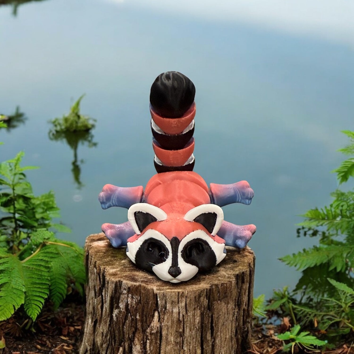 3D Printed Fidget Toy Raccoon | Fun, Durable, and Stress-Relieving